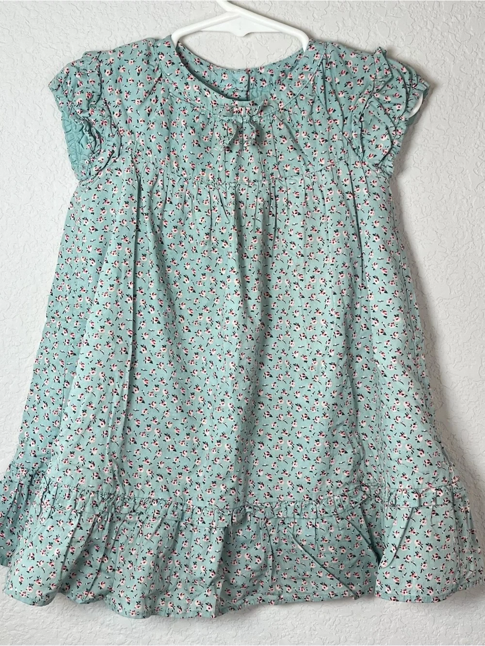 Janie and Jack Cottagecore Boho Prairie Floral Dress